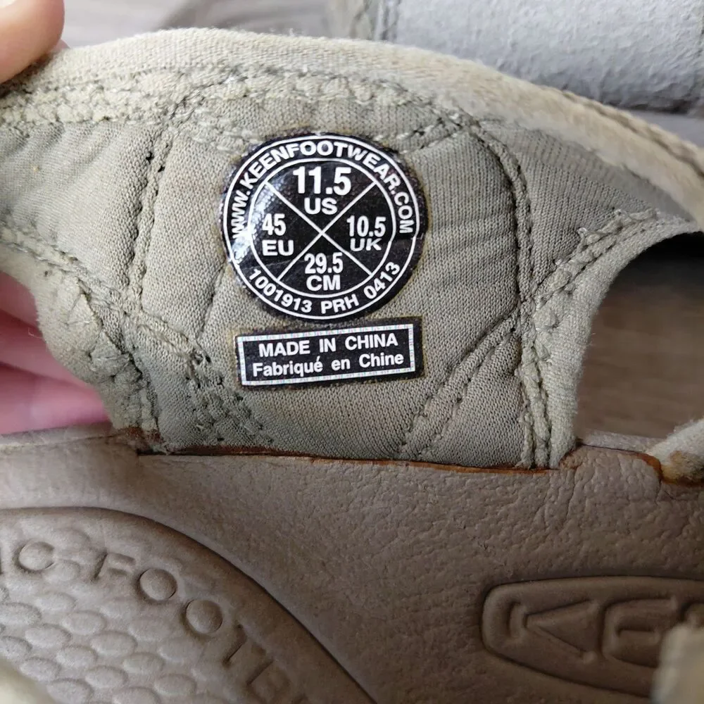 KEEN Newport H2 Sandals Mens 11.5 Tan Waterproof Outdoor Hiking Fisherman Shoes